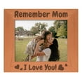 thumbnail image 1 of ThisWear Sentimental Gifts For Mom Remember Mom I Love You Wood Laser Engraved Landscape 8x10 Picture Frame, 1 of 6