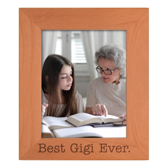 ThisWear Sentimental Photo Frame Best Gigi Ever Wood Engraved 8x10 Portrait Picture Frame