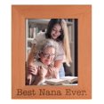 thumbnail image 1 of ThisWear Sentimental Photo Frame Best Nana Ever Wood Engraved 8x10 Portrait Picture Frame, 1 of 6
