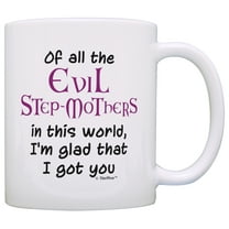ThisWear Stepmom Gifts Of All the Evil Step Mothers I'm Glad I Got You Mothers Day Gifts for Stepmom 11 ounce Coffee Mug
