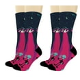 thumbnail image 1 of ThisWear UFO Gifts Peace Alien Gift Set Funny Socks Alien Themed Accessories 2-Pair Novelty Crew Socks, 1 of 5