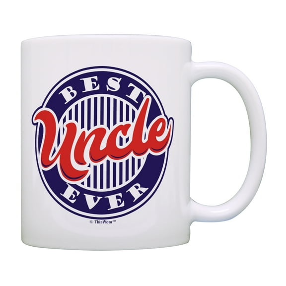 ThisWear Uncle Birthday Mug Best Uncle Ever Mug Uncle Coffee Cup Coffee Mug