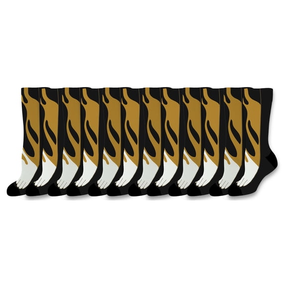 ThisWear Unique Cat Lover Gifts Cat Crew Socks Cat Dress Socks Unisex Funny Socks 12-Pairs Novelty Crew Socks