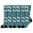 thumbnail image 1 of ThisWear Video Gaming Gifts I'm Playing Video Games Gamer Socks for Men and Women 6-Pairs Novelty Crew Socks, 1 of 5