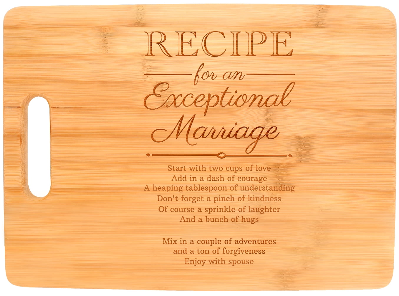 Bamboo Kitchen Utensil Holder - Custom Gift for Bride & Groom -  Personalized Wedding Gift, Anniversary Gift