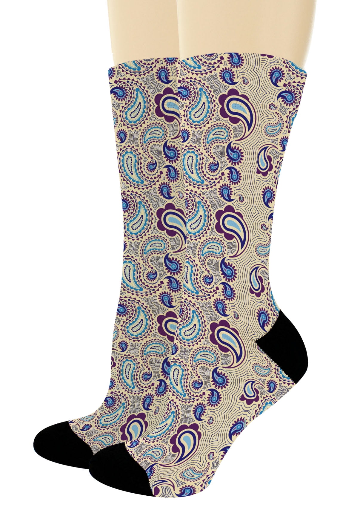 open lace back dress Solid Color Crew Cotton Dress Socks main image 1