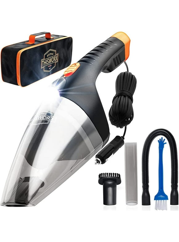 Moto Quip Mini 12v Vehicle Vacuum Cleaner Portable Car Vacuums in Car Vacuums - Walmart.com