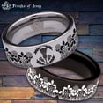 thumbnail image 1 of Thistle Tungsten Carbide Ring, 1 of 9