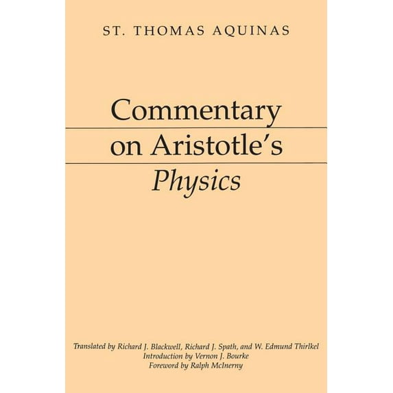 Thoemmes Library of Classics & Ancie Commentary on Aristotle's Physics, (Paperback)