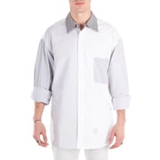 Thom Browne Funmix Oversized Long Sleeve Shirt, Brand Size 1 Small