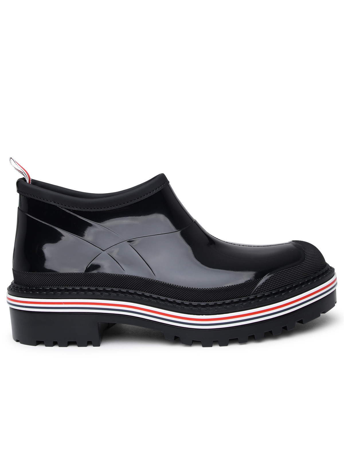 Thom Browne Man Black Rubber Garden Boots