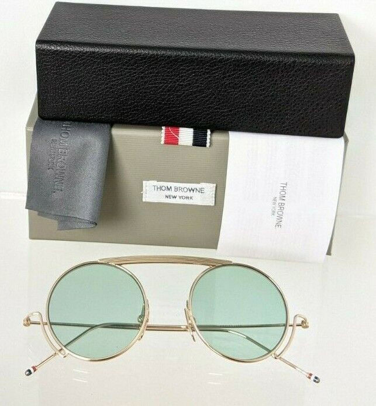Thom Browne Sunglasses TBS 111-01 Gold TB111 Frame