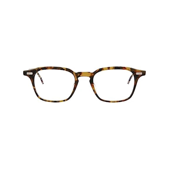 Thom Browne TB406 BTKT 48 Tortoise 48-20 Square/Rectangle Eyeglasses New w/ Case