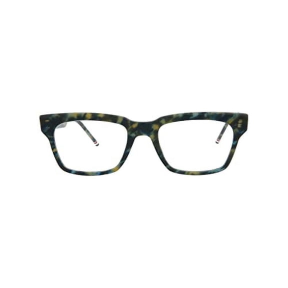 Thom Browne TBX418 5403 Navy Tortoise 54 21 Square Rectangle Eyeglasses - New w/ Case