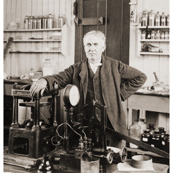 Thomas A. Edison History Poster Print