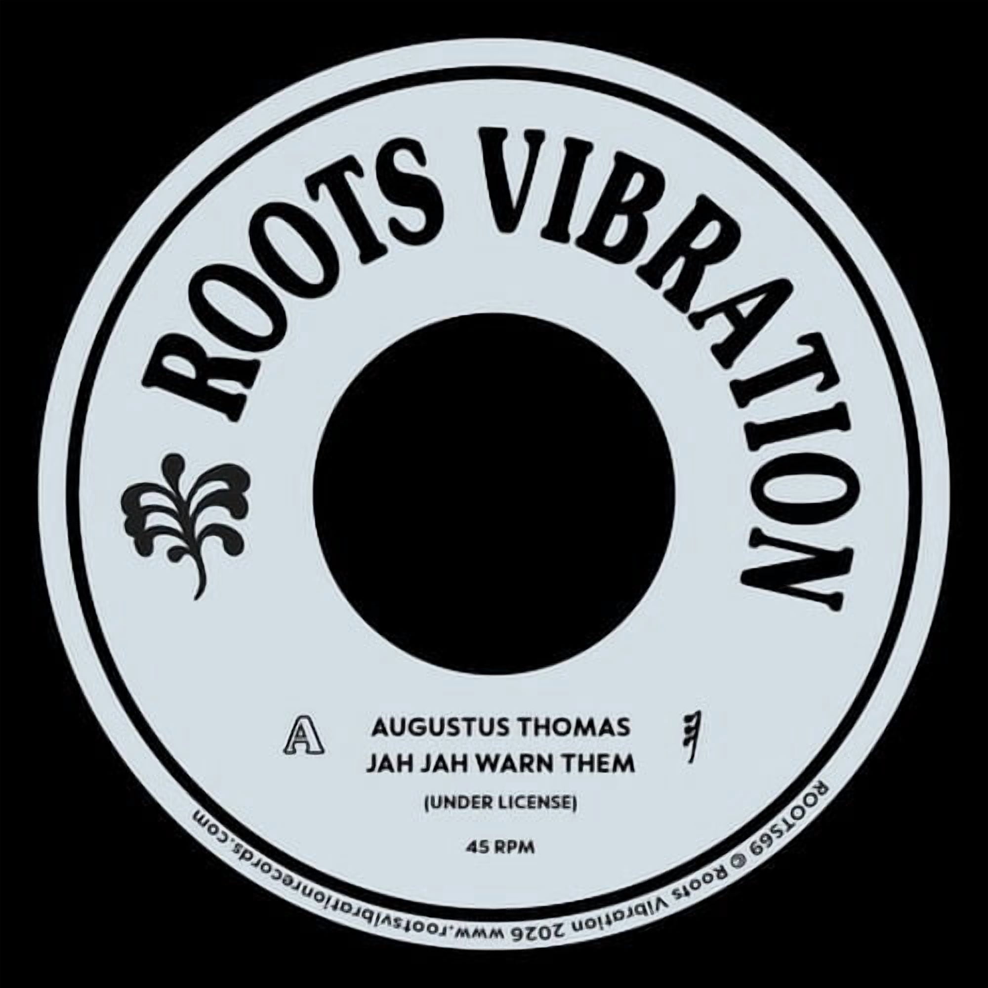 Thomas,Augustus - Jah Jah Warn Them - Music & Performance - Vinyl [7-Inch]