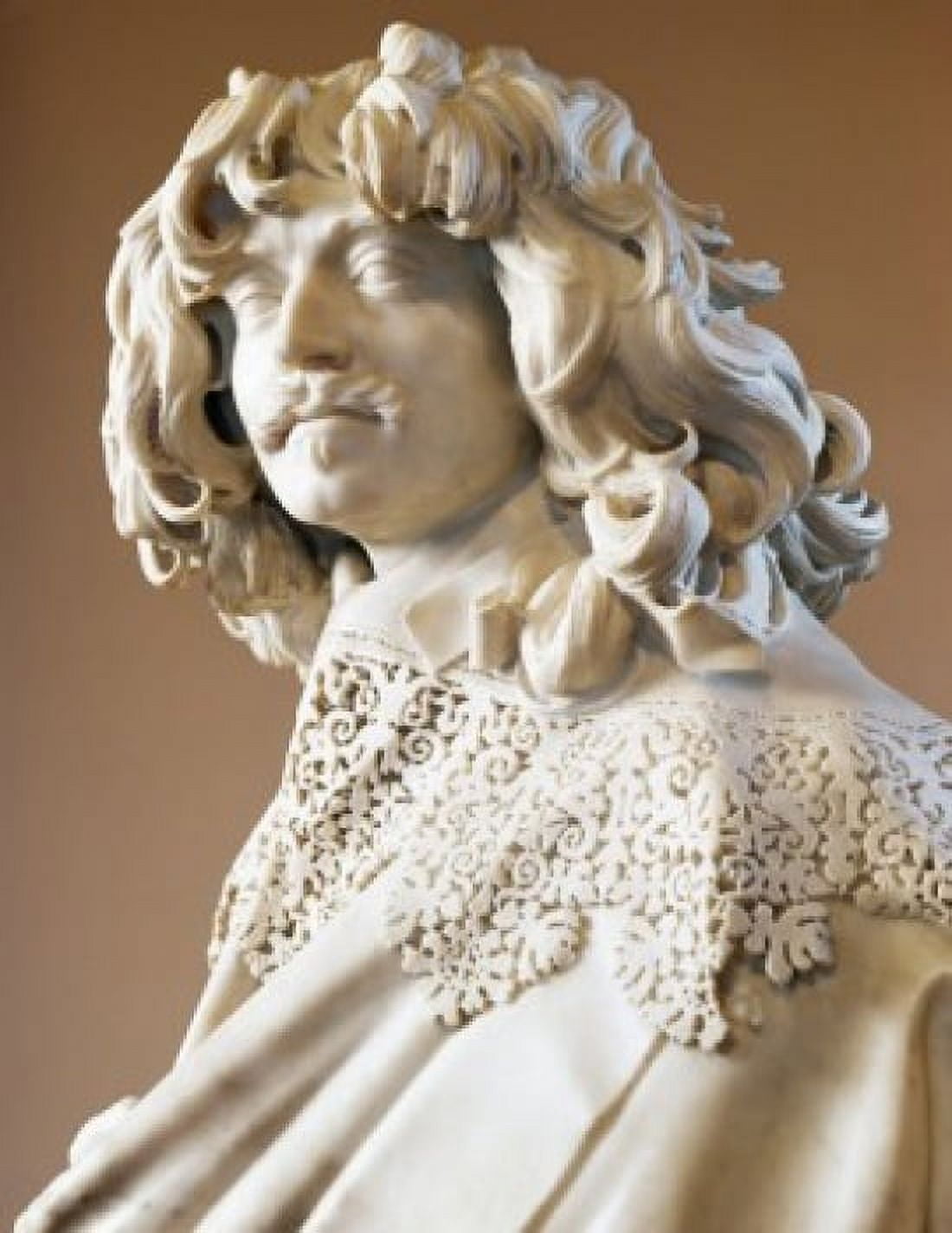 Thomas Baker by Gian Lorenzo Bernini  marble sculpture  circa 1638  (1598-1680) Canvas Art - Gian Lorenzo Bernini (18 x 24)