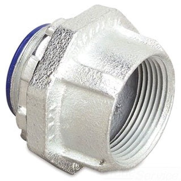 Thomas Betts 375 Insulated Knockout Hub Connector 2 Inch, Threaded