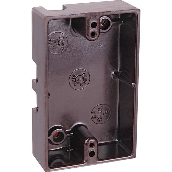 Thomas & Betts 5060-BRN Brown Single Gang Boxes