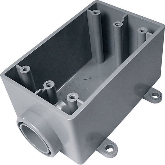 Thomas & Betts Pvc End Box Pvc 1 Gang Bulk