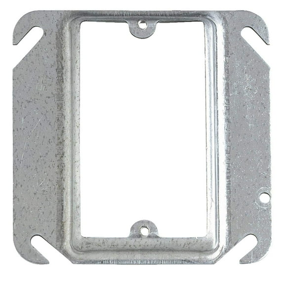 Thomas & Betts 52C13 4 x 0.5 in. Raised 1 Gang Square Device Cover
