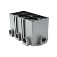 thumbnail image 1 of Thomas & Betts 643-P Non-Metallic 3 Gang Floor Box, PVC, Plastic, 1 of 4
