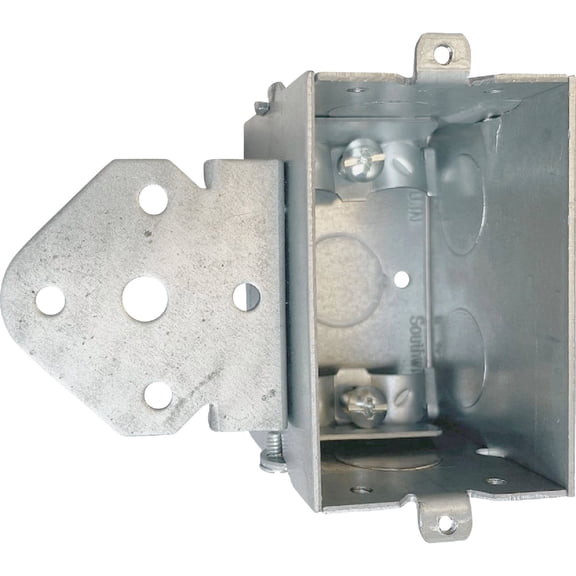 Thomas & Betts 806-SW Pre-Galvanized Steel 1-Gang Gangable Switch Box 2 Inch x 3 Inch x 2-1/2 Inch 12.5 Cubic-Inch Steel City
