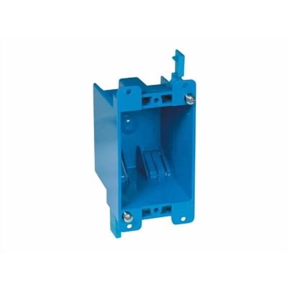 Carlon - Electrical outlet box - ceiling mountable, runway mountable - blue - 1-gang