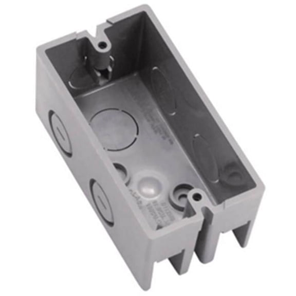Thomas & Betts/Carlon B112HB PVC 1Gang Handy Box - Weather-resistant and Non-conductive