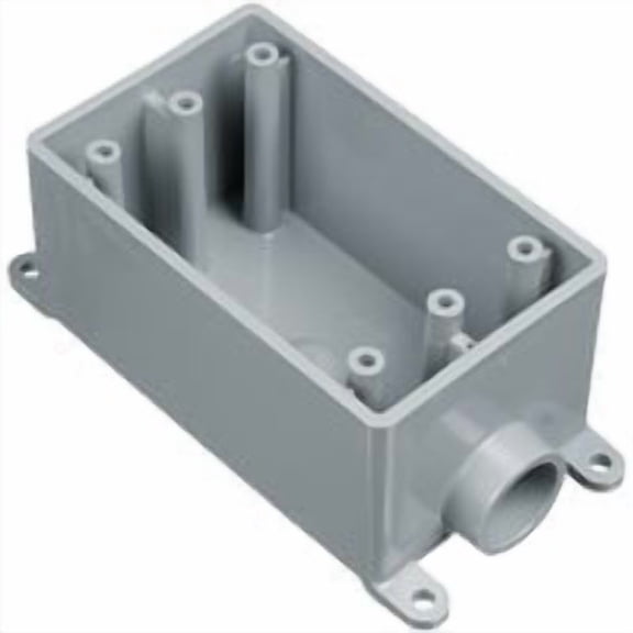 Thomas & Betts Carlon Rigid Non-Metallic Dead-End Termination Wall Box - Pack of 4 Value Multipack