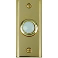 thumbnail image 1 of Thomas & Betts Carlon Doorbell Button DH1630L Brass Finish Lighted - Wired Push - Pack Of 1, 1 of 4
