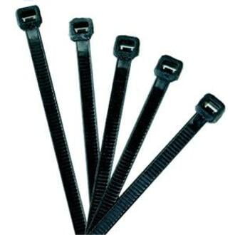 Catamount L-14-50-0-C Fascette Fermacavo In Nylon 14 Pollici 50 Libbre – Confezione Da 100, Nero UV, Autobloccanti