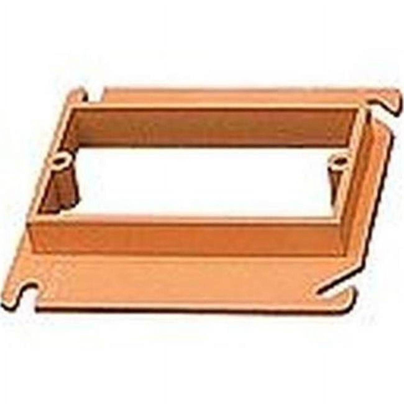 Thomas & Betts SCA410 Square SingleGang LowVoltage Mud Ring, 4 in