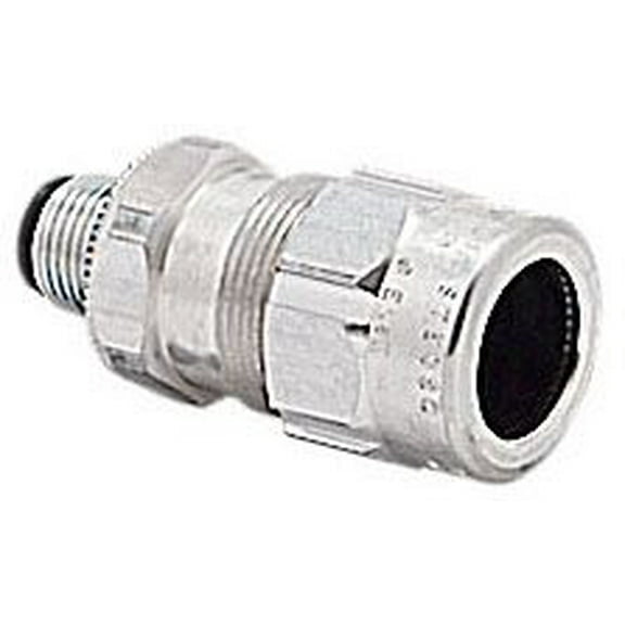 Thomas & Betts STE050, Metal Clad Cable Connector, Al Jktd Ftg Hub 1/2 In, 1 PC
