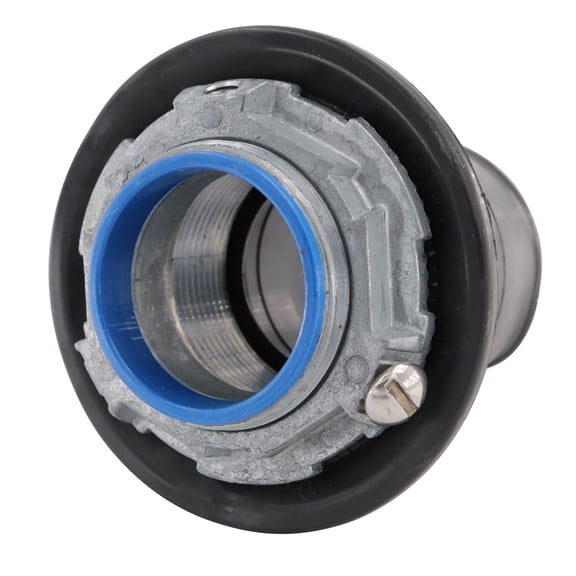 Thomas & Betts STG5-G Ocal PVC Coated Zinc Grounded Hub Connector, 1-1/2"
