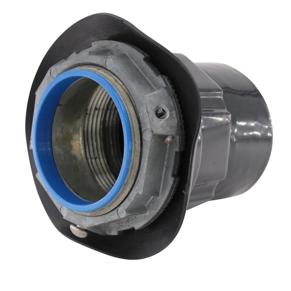 Thomas & Betts STG7-G Ocal PVC Coated Zinc Grounded Hub Connector, 2-1/2"