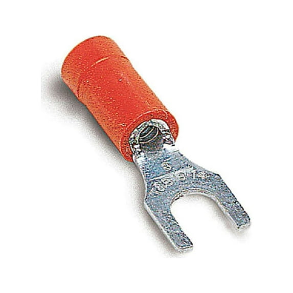 Thomas & Betts Sta-Kon Red Vinyl Insulated Fork Terminals 18RA-10F