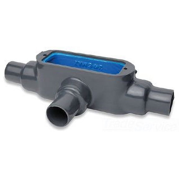 Thomas & Betts T37-G Ocal PVC Coated Conduit Body, Type-T, Form-7, 1-Inch