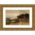 thumbnail image 1 of Thomas Bigelow Craig 24x16 Gold Ornate Framed and Double Matted Museum Art Print Titled - Near Great Barrington, 1 of 4