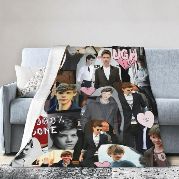 Thomas Brodie Fashion Personality Blanket Winter Super Soft Quilt Bed Durable Warm Lightweight Blanket 80"x60"