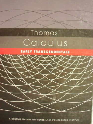 Pre-Owned Thomas' Calculus: Early Transcendentals [12 E] (Rensselaer ...