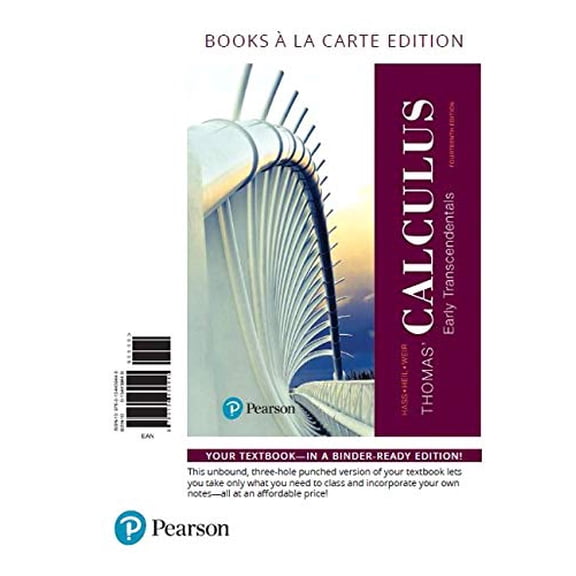 Pre-Owned Thomas' Calculus: Early Transcendentals, Books a la Carte Edition