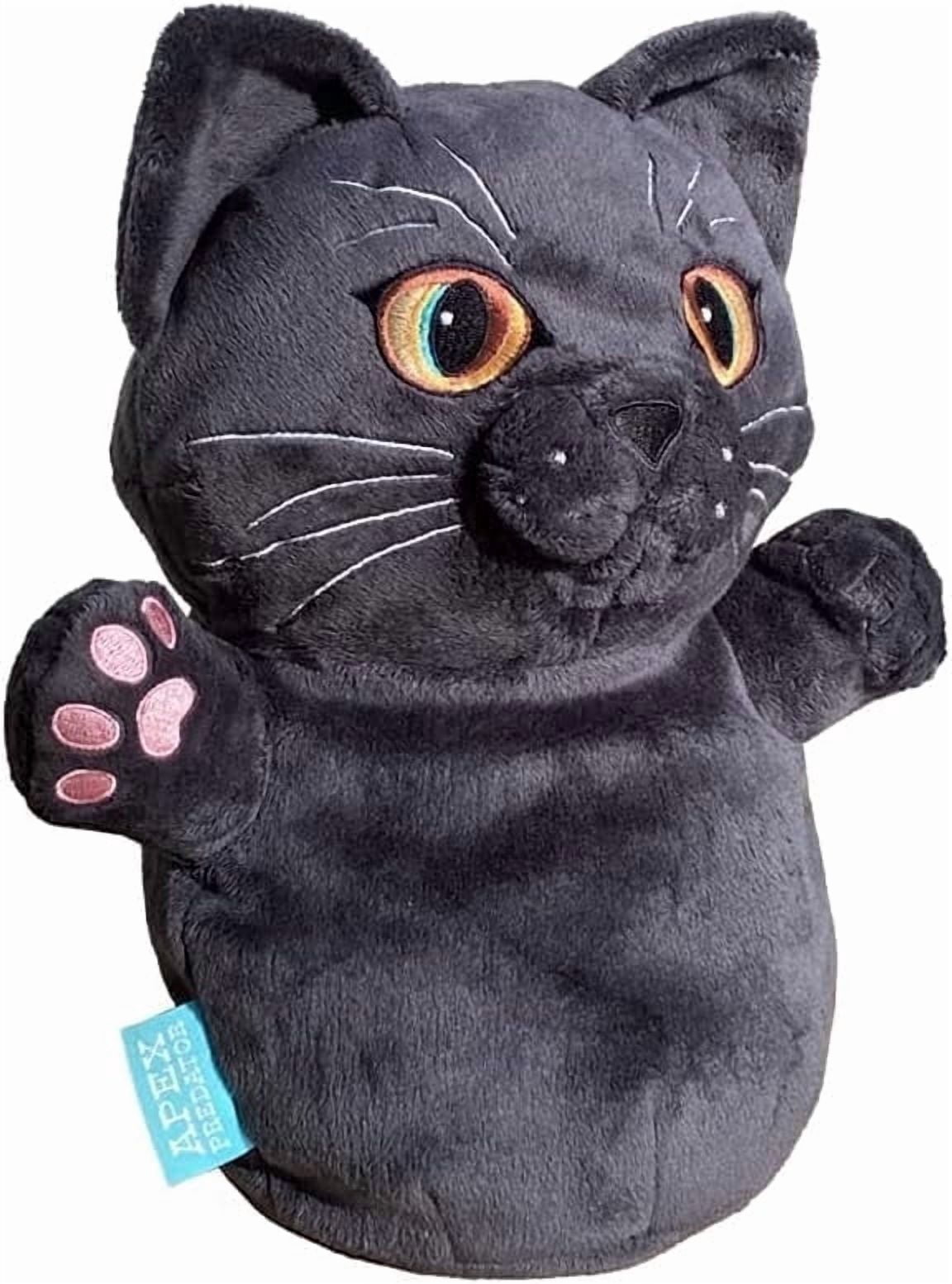 dinofactory Cat Golf Driver Headcover, Plush Kitten, Dark Gray