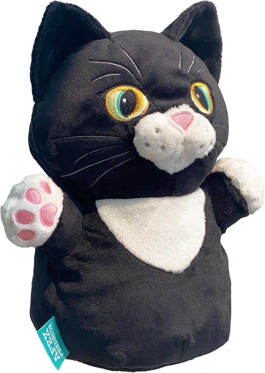 dinofactory Cat Golf Driver Headcover, Plush Kitten, Tuxedo