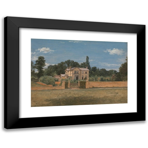 Thomas Churchyard 18x14 Black Modern Framed Museum Art Print Titled - House in Woodbridge, Suffolk