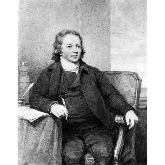 Thomas Coke. Nbritish Methodist Clergyman. Pencil Drawing 1799 By Henry Edridge. Poster Print by