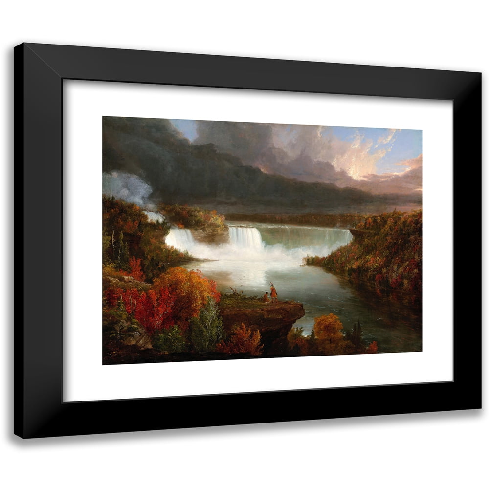 Thomas Cole 14x12 Black Modern Framed Museum Art Print Titled