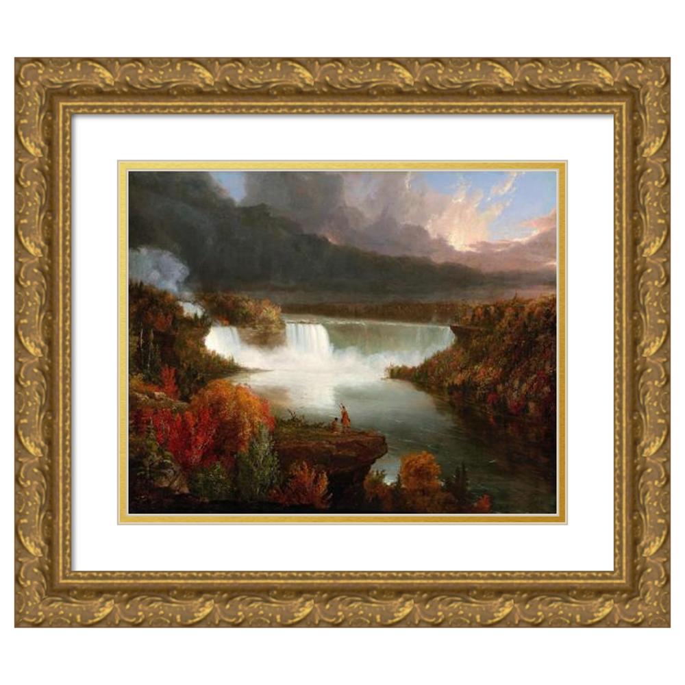 Thomas Cole 14x12 Black Modern Framed Museum Art Print Titled