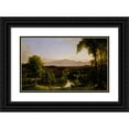 thumbnail image 1 of Thomas Cole 24x16 Black Ornate Framed Double Matted Museum Art Print Titled: View on the Catskill-Early Autumn (1836-37), 1 of 5