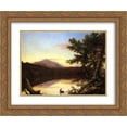 thumbnail image 1 of Thomas Cole 2x Matted 24x20 Gold Ornate Framed Art Print 'Schroon Lake', 1 of 2